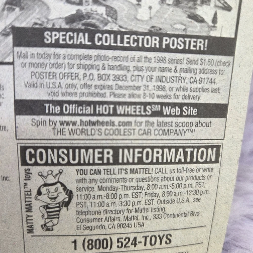 Mattel Hot Wheels vintage 1997